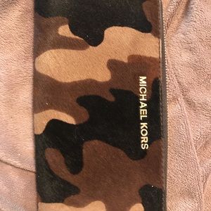 Textured MK Camo Wallet